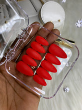 Load image into Gallery viewer, Matte Red-Press Ons