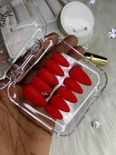 Load image into Gallery viewer, Matte Red-Press Ons