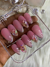Load image into Gallery viewer, Sheer Pink with Reflective Bling