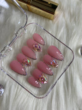 Load image into Gallery viewer, Sheer Pink with Reflective Bling