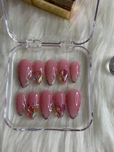 Load image into Gallery viewer, Sheer Pink with Reflective Bling