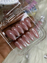 Load image into Gallery viewer, Rose Pink Chrome-Press ons