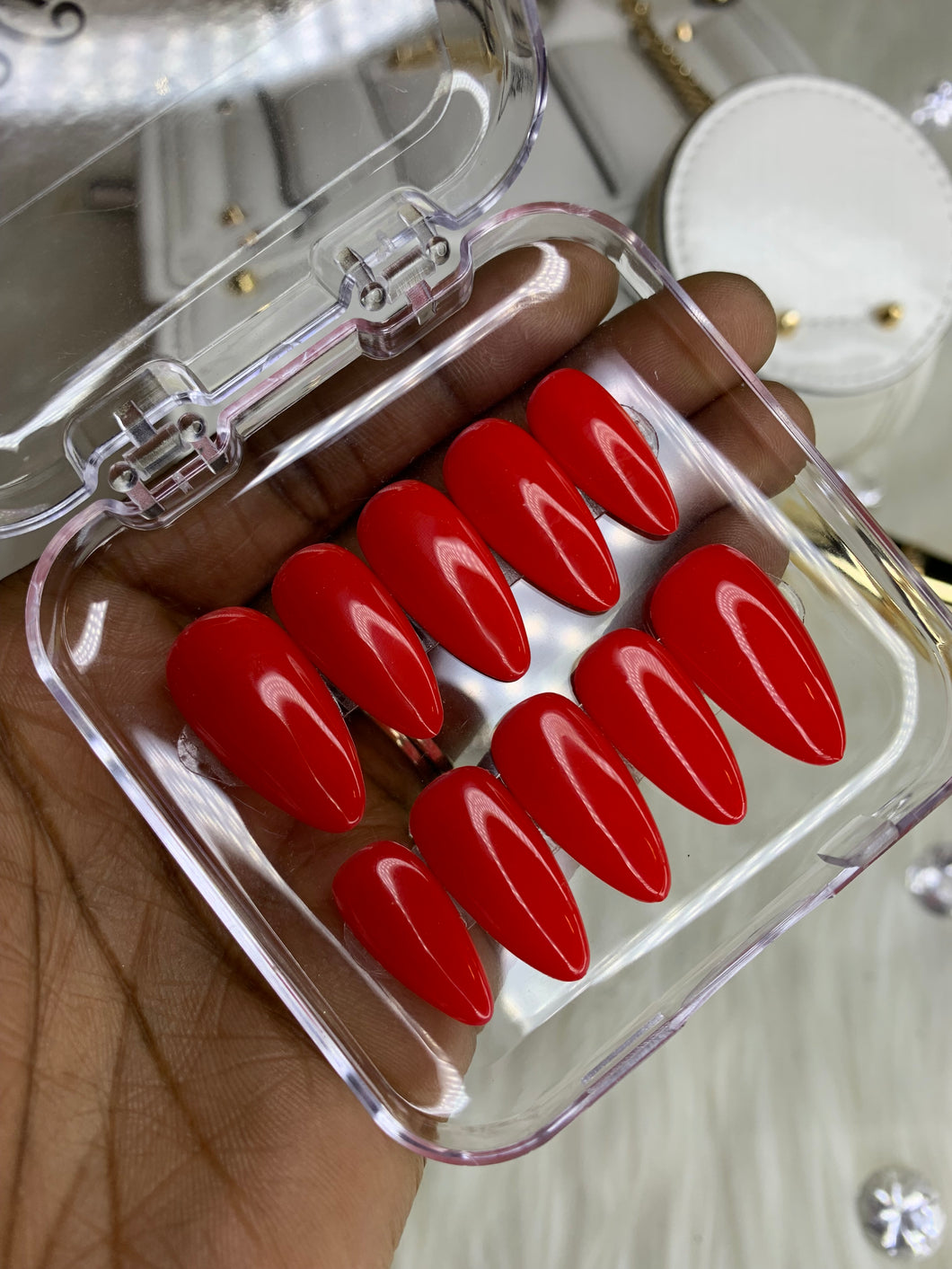 Red-Press Ons